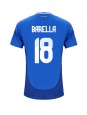 Italia Nicolo Barella #18 Hjemmedrakt EM 2024 Korte ermer